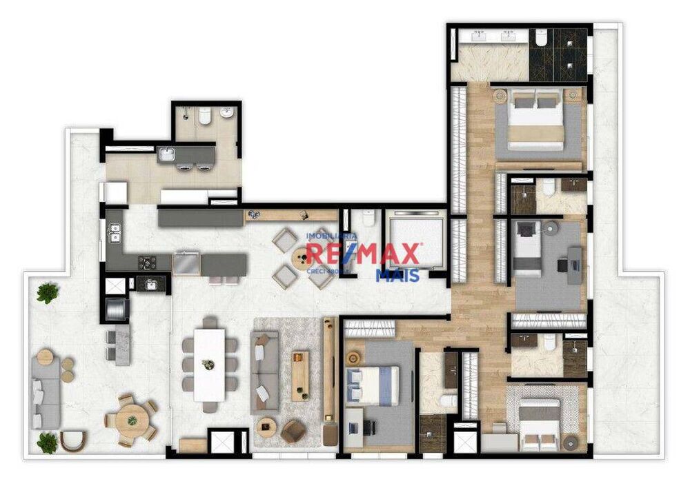 Apartamento à venda com 3 quartos, 159m² - Foto 11