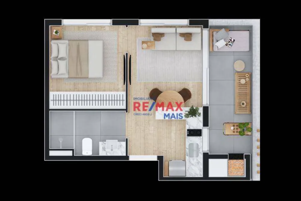 Apartamento, 1 quarto, 53 m² - Foto 10