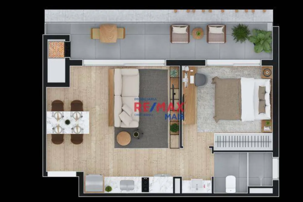 Apartamento, 1 quarto, 53 m² - Foto 9