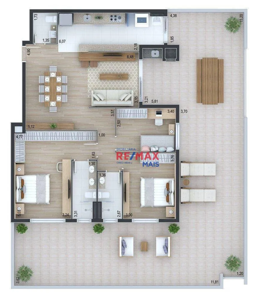 Apartamento, 2 quartos, 94 m² - Foto 5