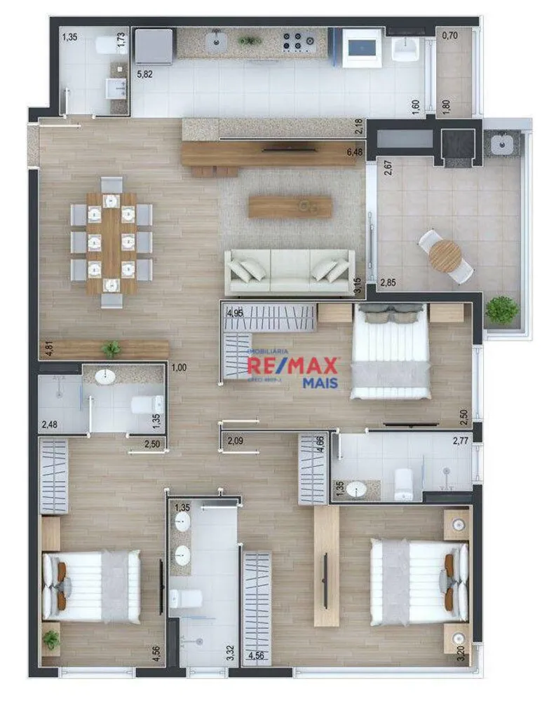 Apartamento, 2 quartos, 94 m² - Foto 12