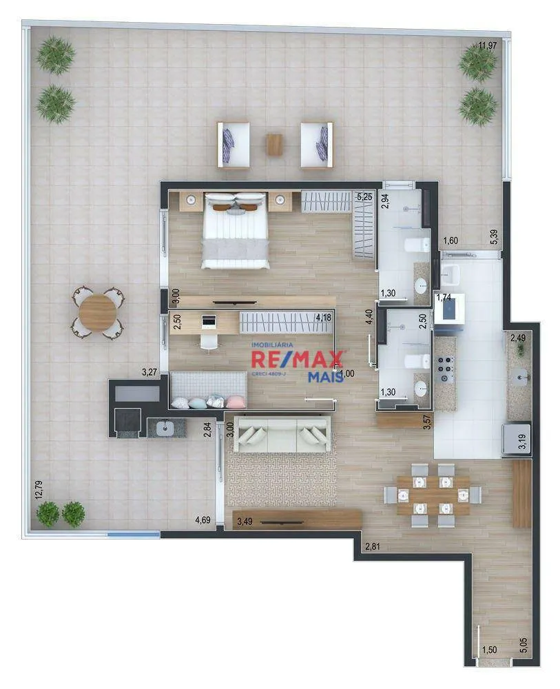 Apartamento, 2 quartos, 94 m² - Foto 6