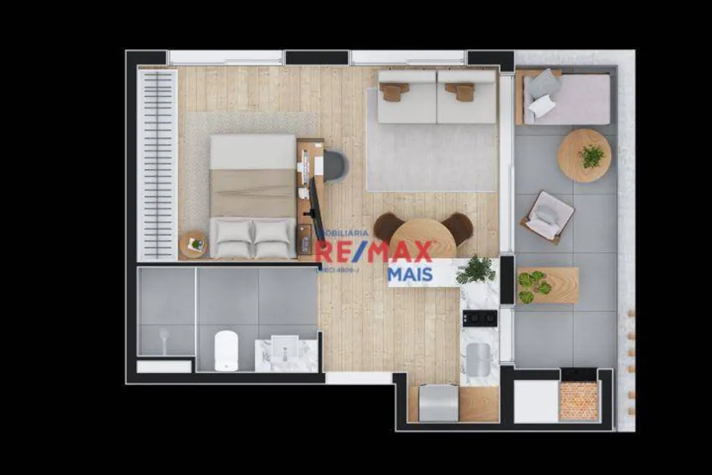 Apartamento, 1 quarto, 53 m² - Foto 10