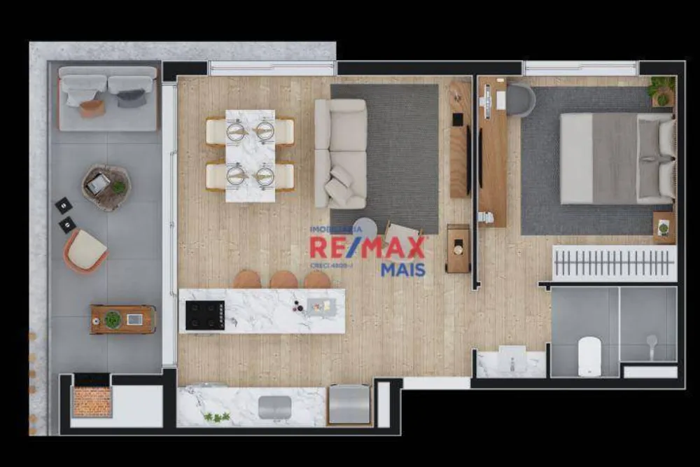 Apartamento, 1 quarto, 53 m² - Foto 14