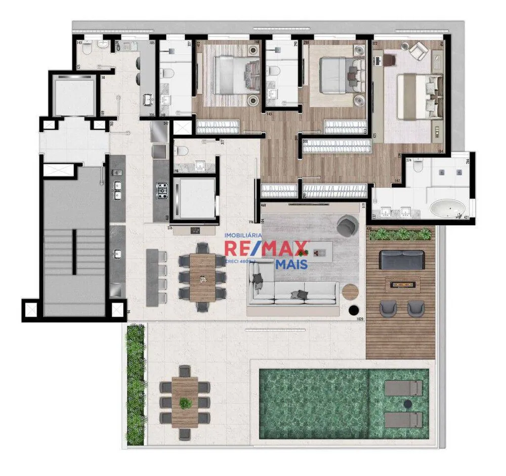 Apartamento, 3 quartos, 175 m² - Foto 17