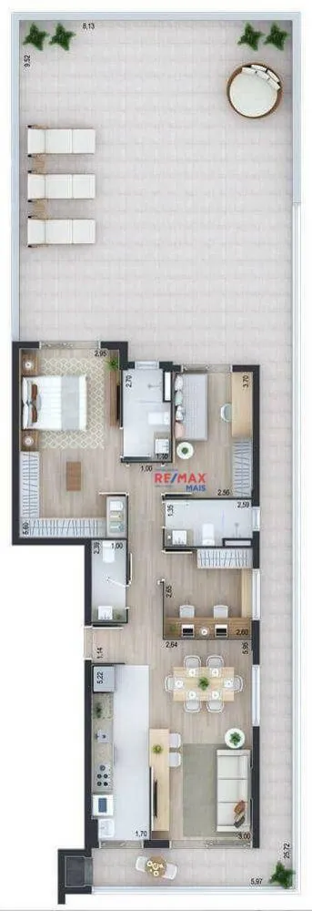 Apartamento, 3 quartos, 99 m² - Foto 3