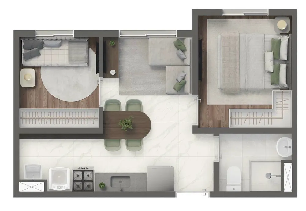 Apartamento, 3 quartos, 125 m² - Foto 1