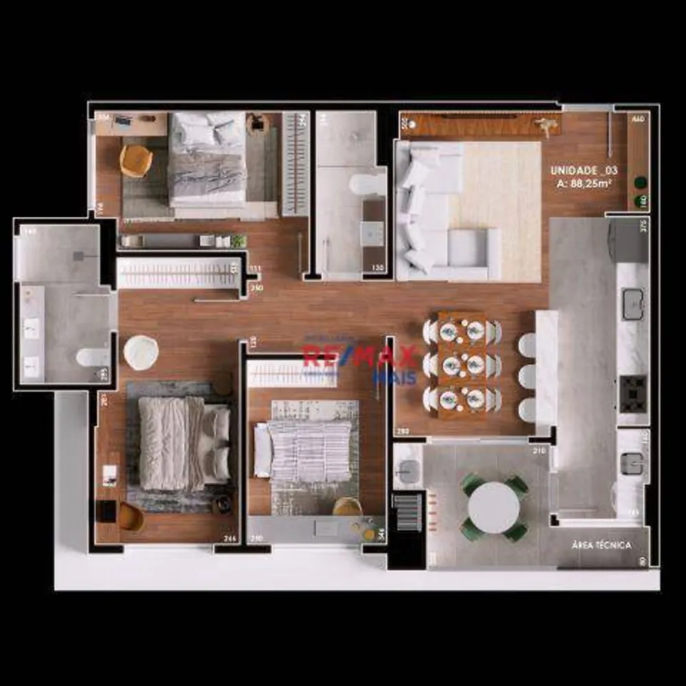 Apartamento, 3 quartos, 88 m² - Foto 11