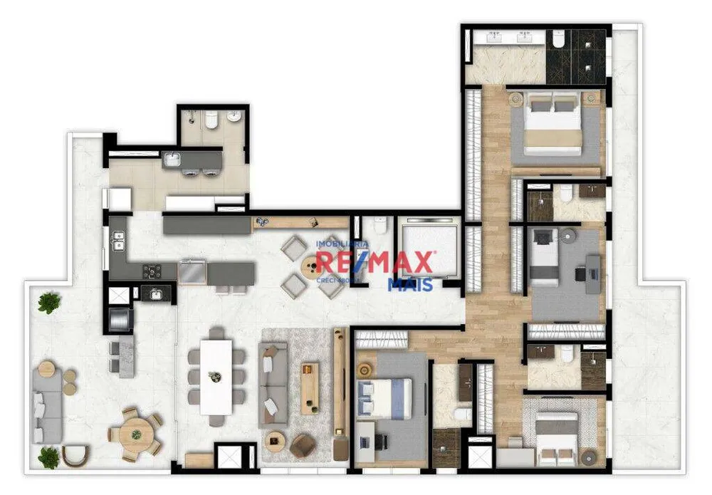 Apartamento, 3 quartos, 315 m² - Foto 14