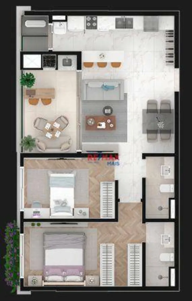 Apartamento, 2 quartos, 80 m² - Foto 4