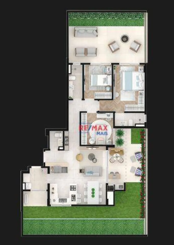 Apartamento, 2 quartos, 80 m² - Foto 2