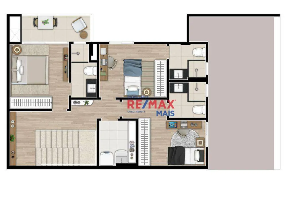 Apartamento, 3 quartos, 136 m² - Foto 2