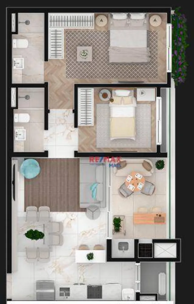 Apartamento, 1 quarto, 75 m² - Foto 1
