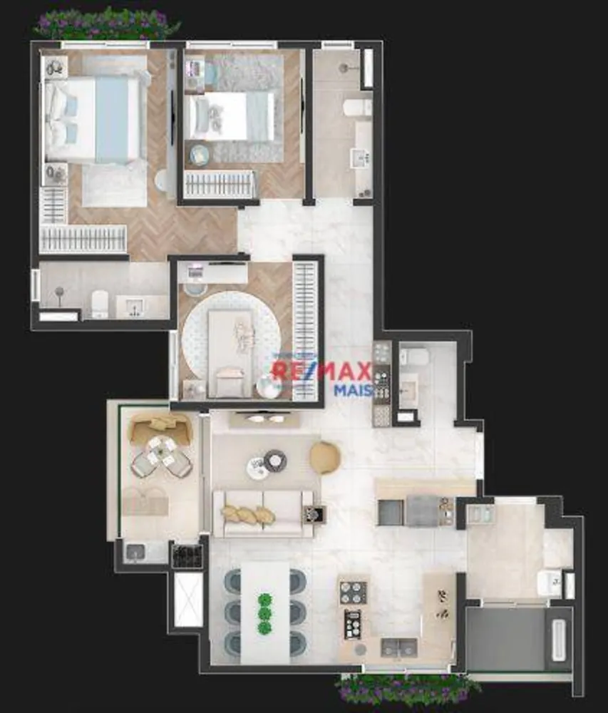 Apartamento, 1 quarto, 75 m² - Foto 4