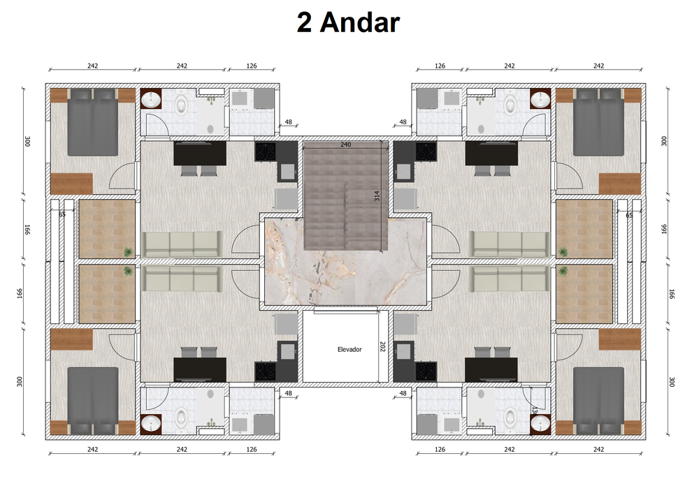 Apartamento à venda com 1 quarto, 33m² - Foto 9