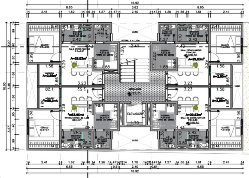 Apartamento à venda com 1 quarto, 33m² - Foto 1