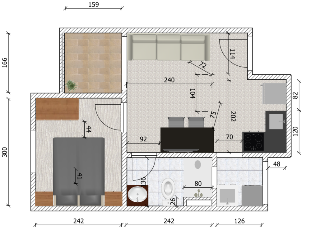 Apartamento à venda com 1 quarto, 33m² - Foto 6