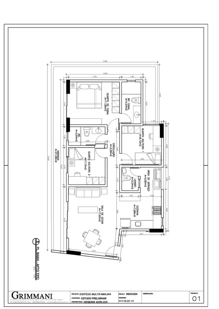 Apartamento, 3 quartos, 98 m² - Foto 4