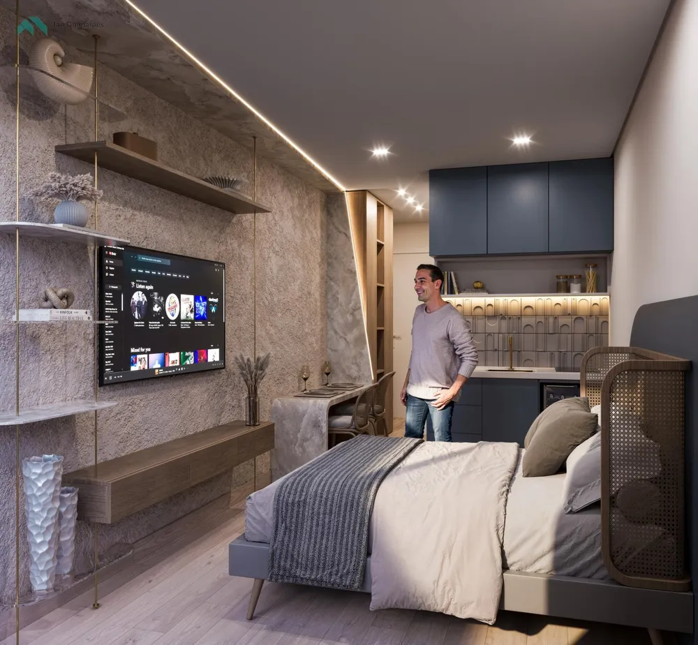 Apartamento, 2 quartos, 26 m² - Foto 2
