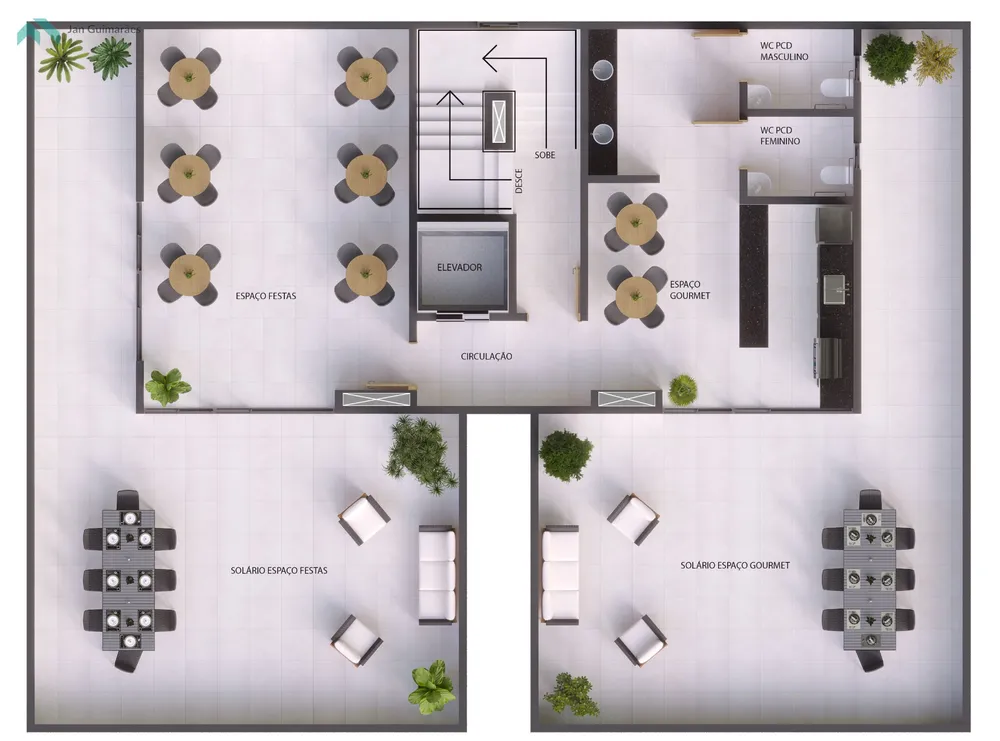 Apartamento, 2 quartos, 47 m² - Foto 3