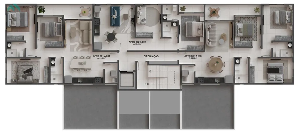 Apartamento, 3 quartos, 82 m² - Foto 4