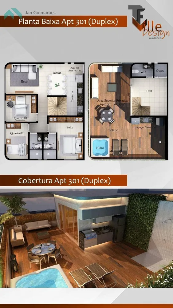Apartamento, 1 quarto, 34 m² - Foto 3