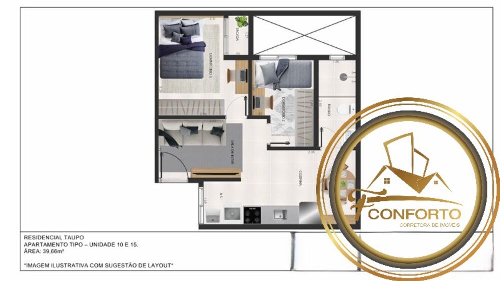 Apartamento, 1 quarto, 26 m² - Foto 7