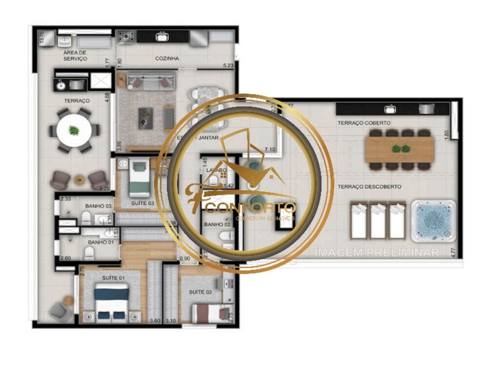 Apartamento, 3 quartos, 90 m² - Foto 12