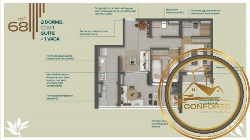 Apartamento, 2 quartos, 68 m² - Foto 16
