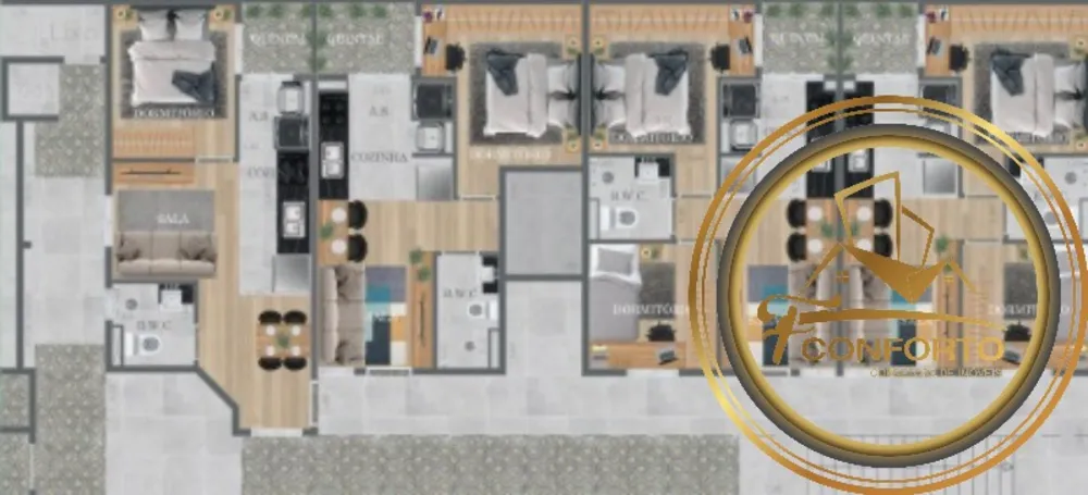 Apartamento, 2 quartos, 36 m² - Foto 8