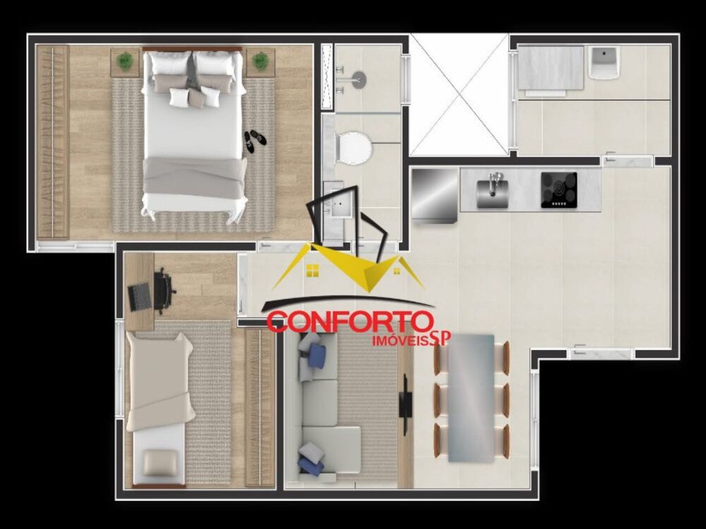 Apartamento, 1 quarto, 39 m² - Foto 10