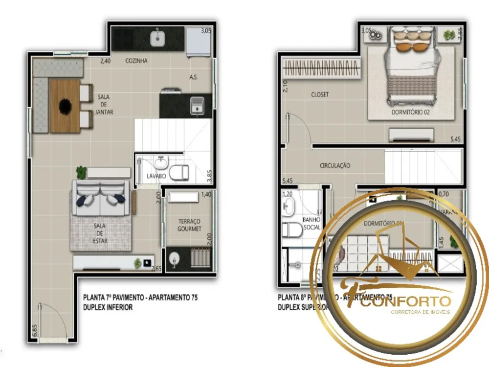 Apartamento, 2 quartos, 41 m² - Foto 7