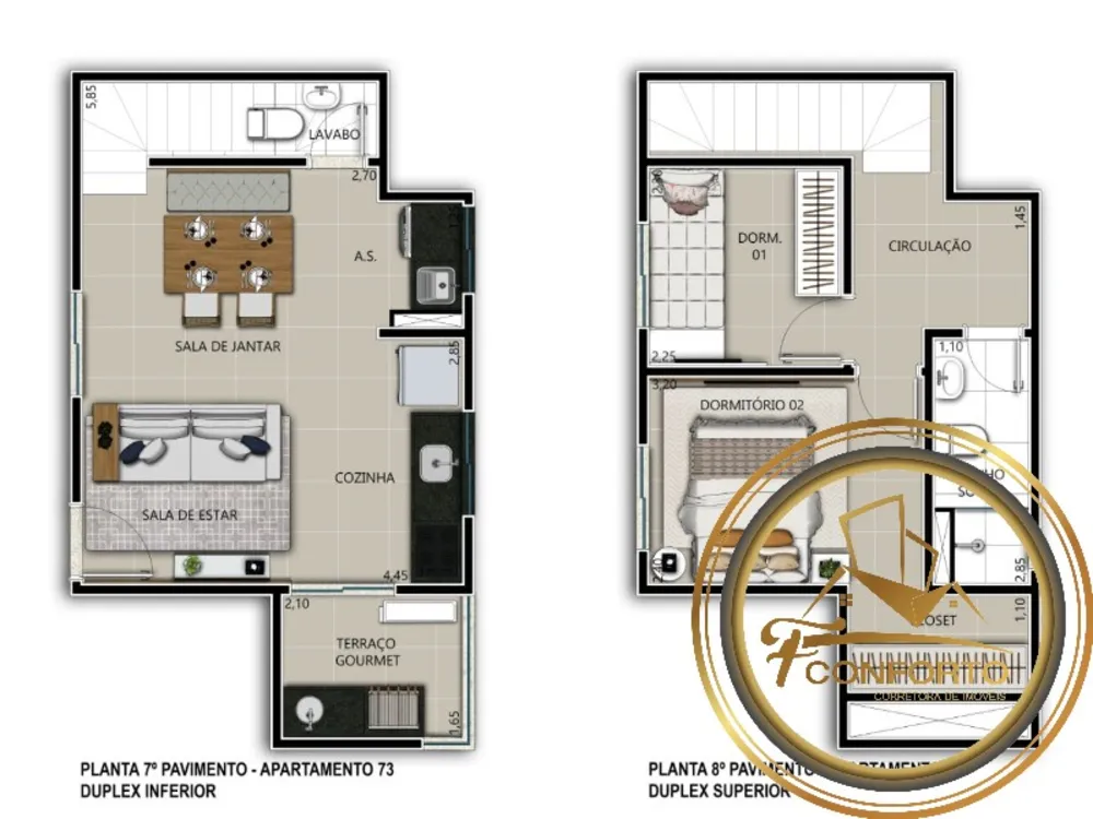 Apartamento, 2 quartos, 41 m² - Foto 6