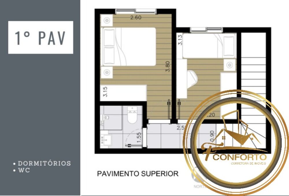Casa de Condomínio, 2 quartos - Foto 3