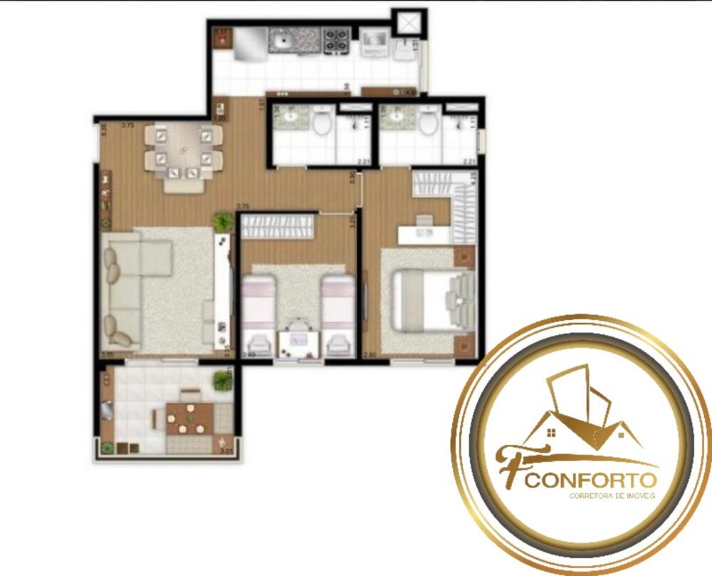 Apartamento, 2 quartos, 68 m² - Foto 18