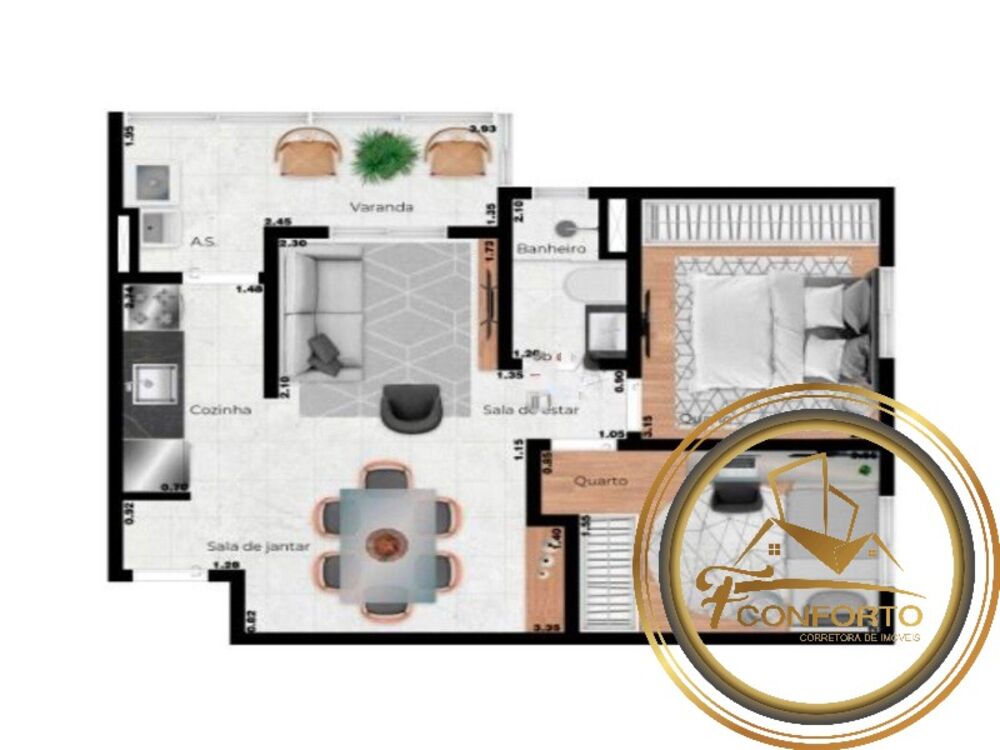 Apartamento, 2 quartos, 49 m² - Foto 17