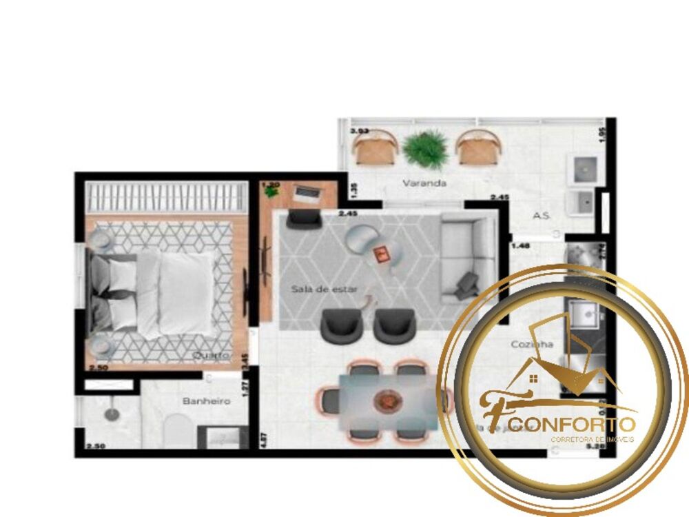 Apartamento, 2 quartos, 49 m² - Foto 12