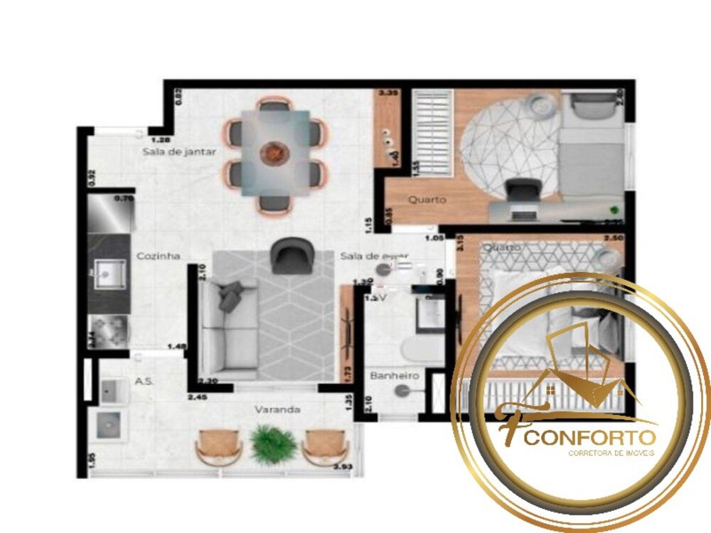 Apartamento, 2 quartos, 49 m² - Foto 20