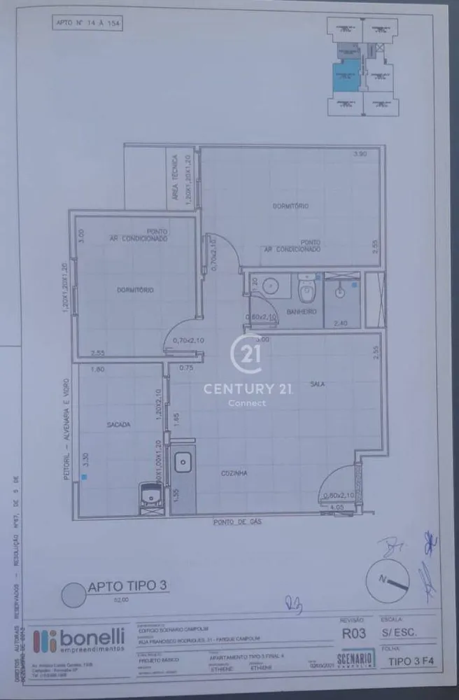 Apartamento, 2 quartos, 52 m² - Foto 6