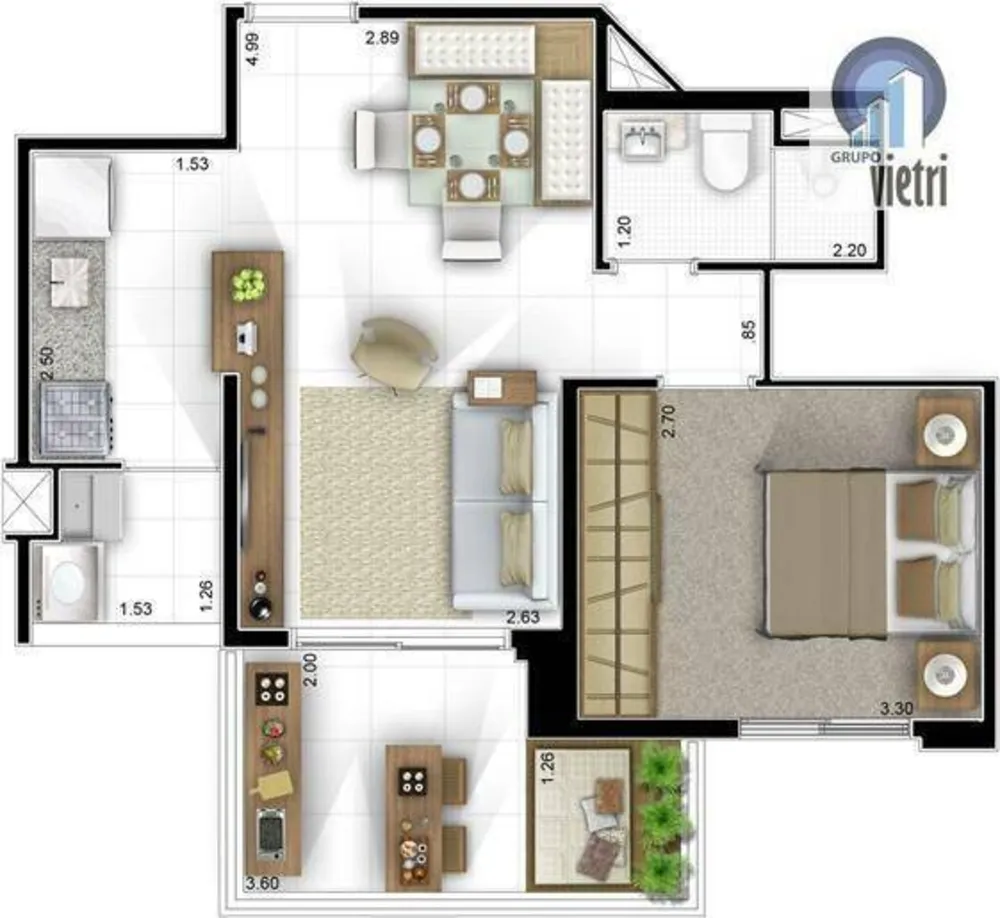 Apartamento, 2 quartos, 76 m² - Foto 16