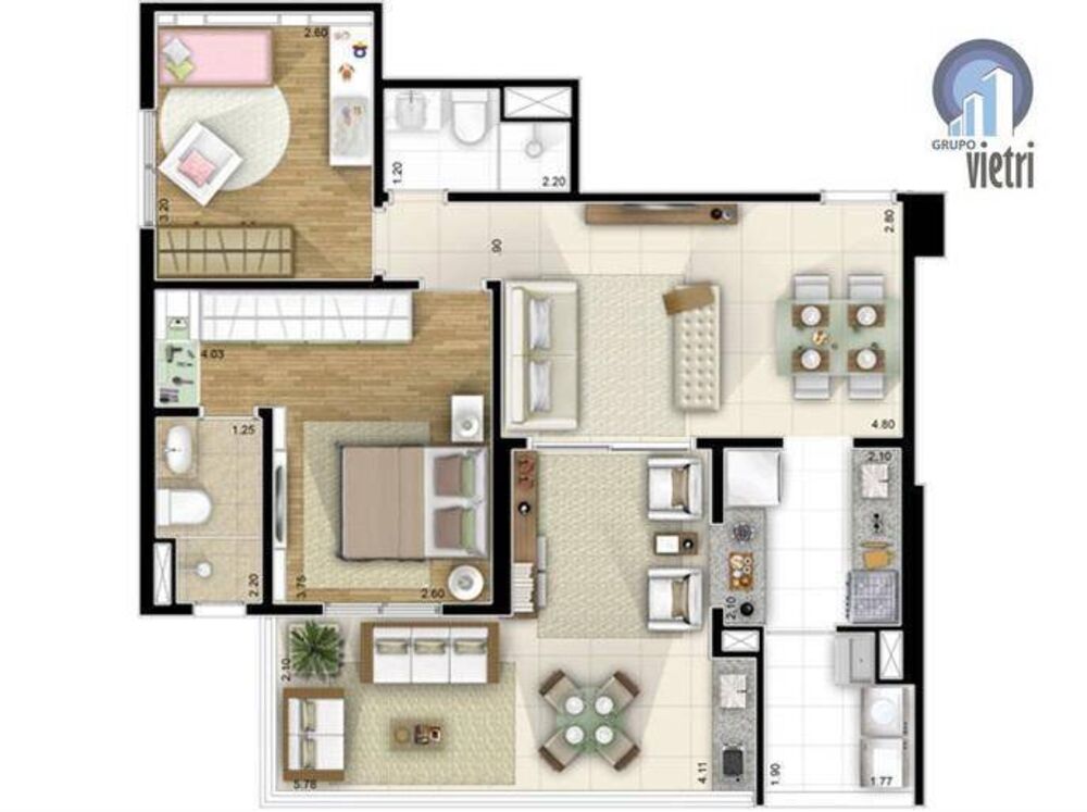 Apartamento, 2 quartos, 76 m² - Foto 15