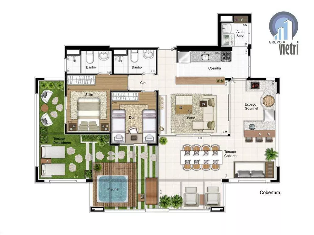Apartamento, 2 quartos, 78 m² - Foto 10