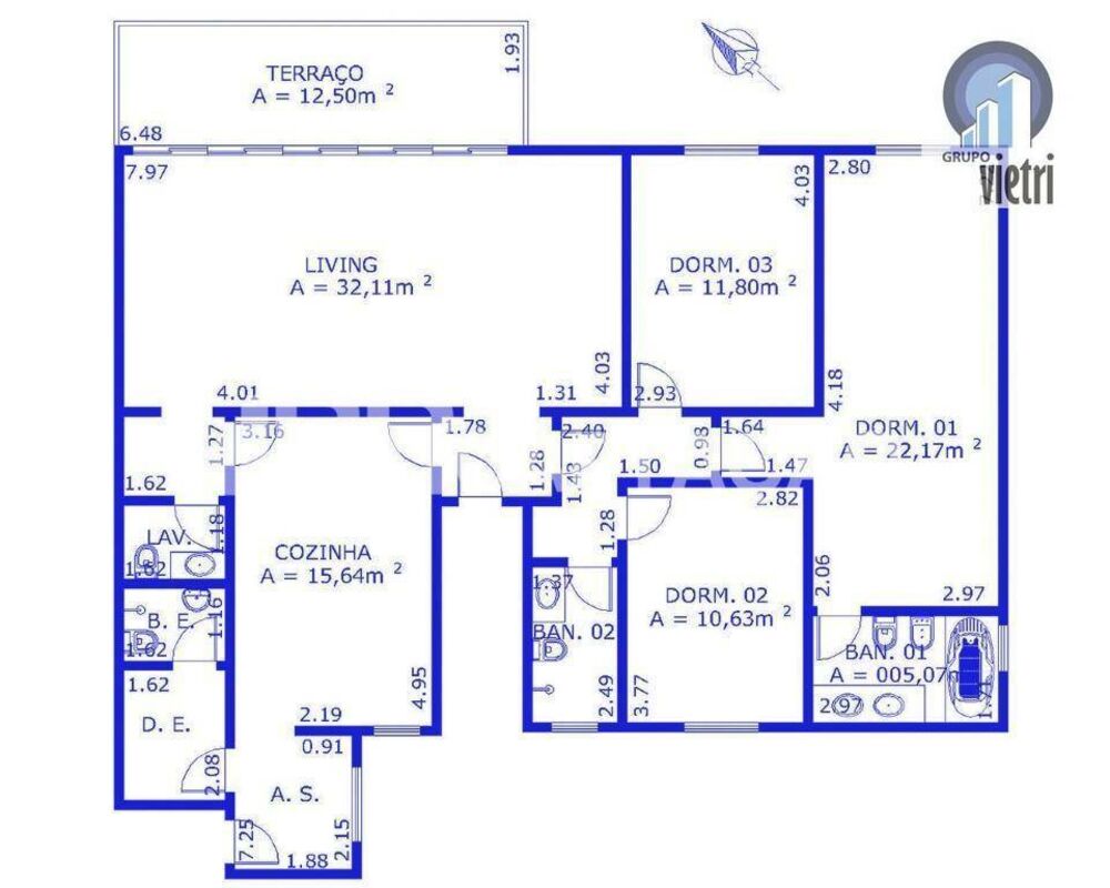 Apartamento, 2 quartos, 159 m² - Foto 4