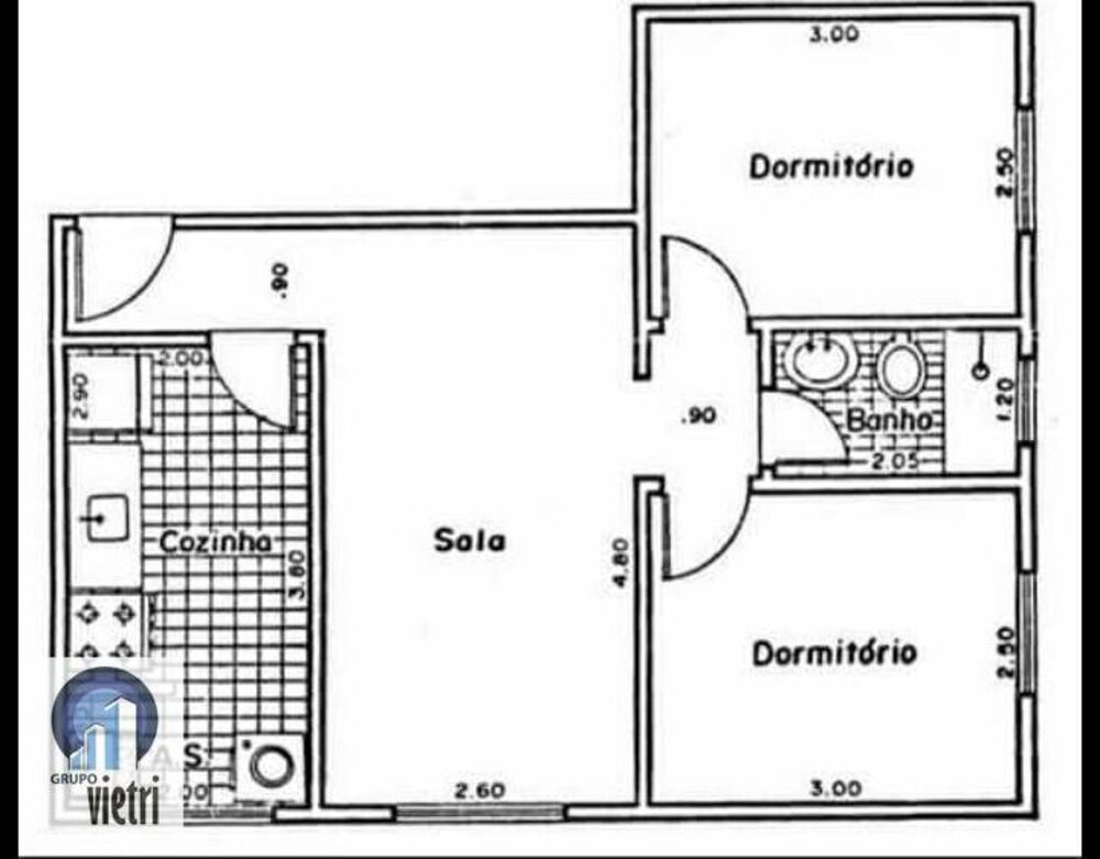 Apartamento, 2 quartos, 50 m² - Foto 5