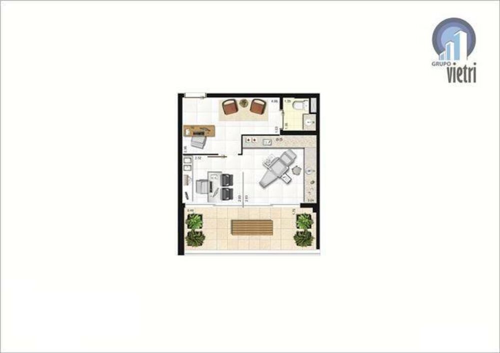 Sala-Conjunto, 35 m² - Foto 1
