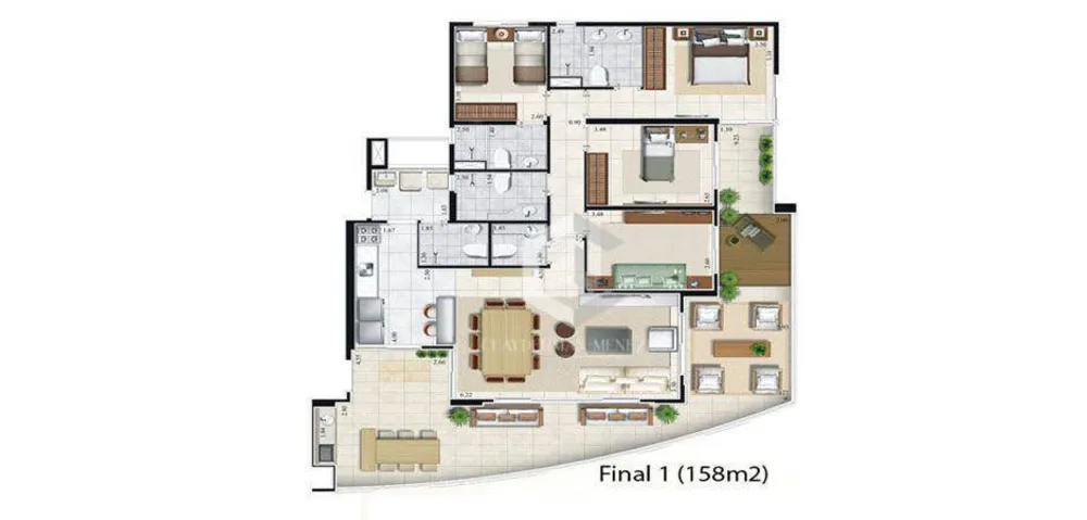 Apartamento, 4 quartos, 158 m² - Foto 7