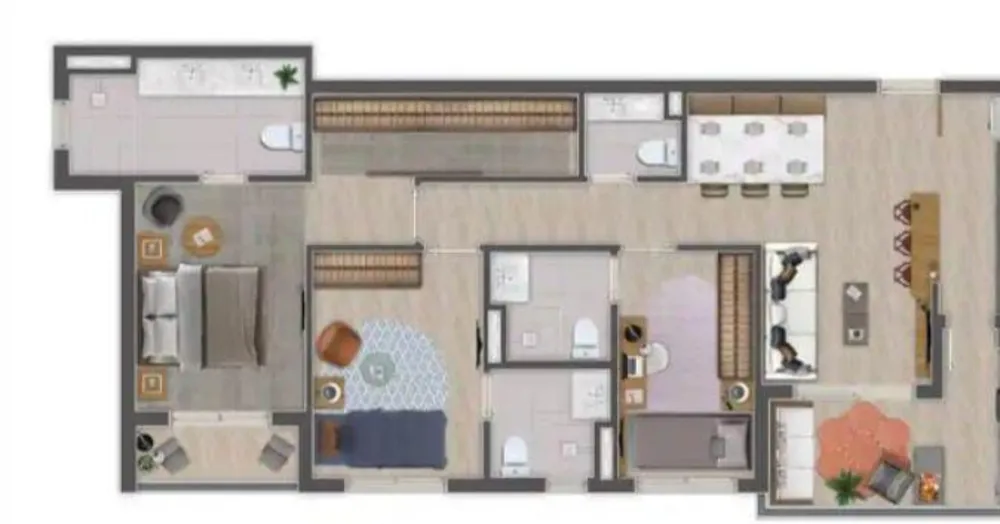Apartamento, 3 quartos, 87 m² - Foto 4
