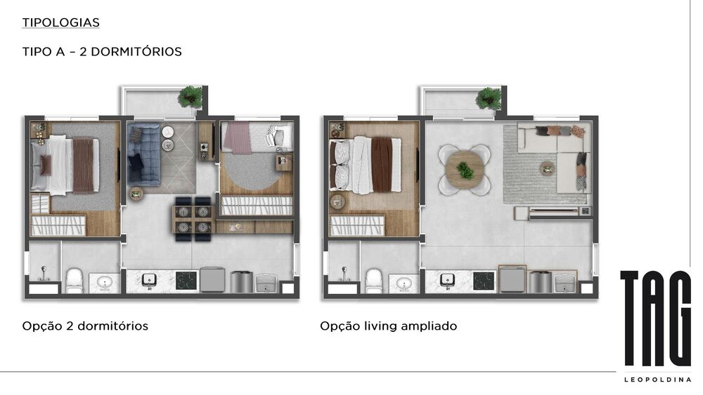 Apartamento, 2 quartos, 36 m² - Foto 1
