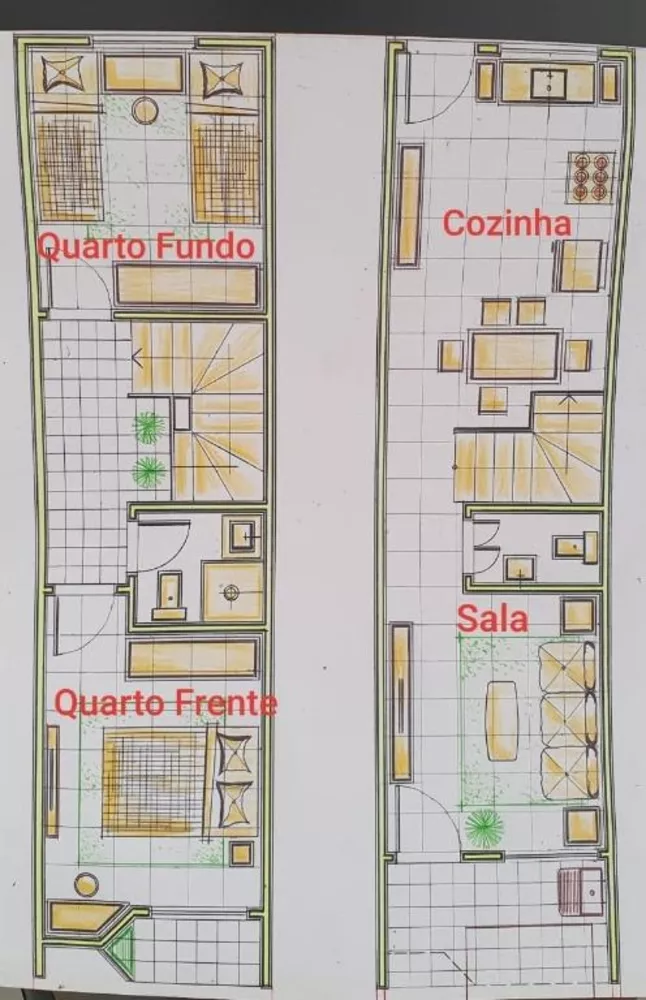 Sobrado à venda com 2 quartos, 69m² - Foto 3