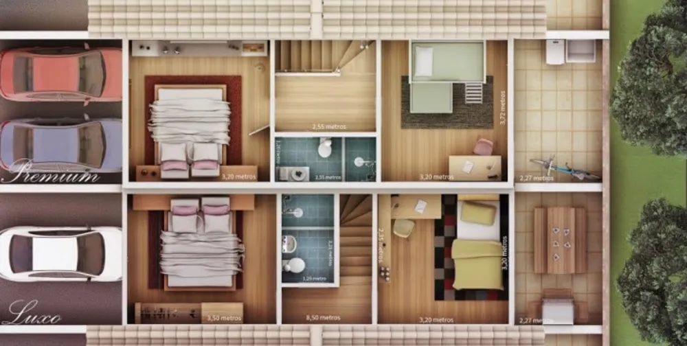 Sobrado, 2 quartos, 66 m² - Foto 6